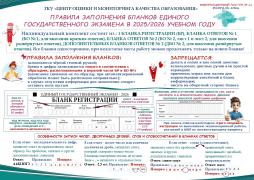 Правила заполнения бланков ЕГЭ в 2025/2026 учебном году